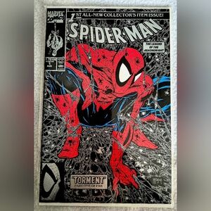 SPIDER-MAN #s 1 Silver Variant ‘Torment’ 1990 Comic Marvel McFarlane MINT bagged
